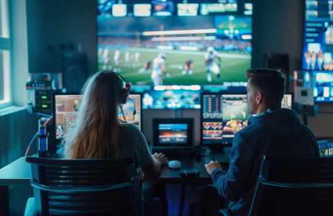 WSC 스포츠 편집장면