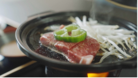 투어에서 제공하는 여우 밥상(여우 고젠)