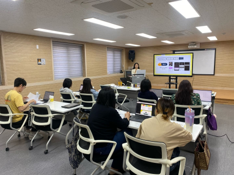 음성군 청소년지도자를 대상으로 디지털 방탈출 보급교육이 진행되고 있다