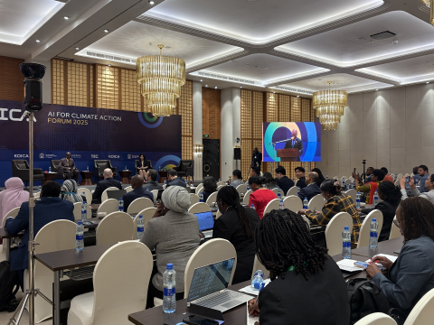 10월 8~9일 탄자니아 다르에스살람에서 코이카가 유엔기후변화협약(UNFCCC), 탄자니아 정부와 공동으로 개최한 ‘기후행동을 위한 인공지능 포럼 2025(UNFCCC-KOICA