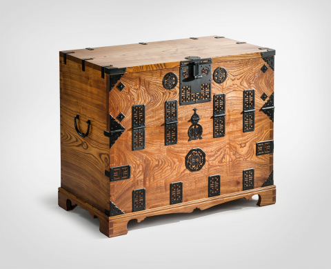 반닫이의 진수 - 경기도 반닫이, 느티나무, 오동나무, 거멍쇠, 920x510x780mm, 2025