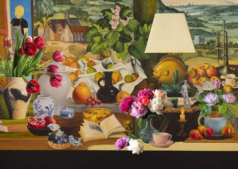 Still Unstill, 2025, Oil on canvas, 162x227.3cm