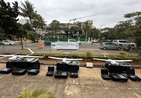 모잠비크에 수출되는 프리뉴의 재난 대응 드론 ‘VTOL 고정익’