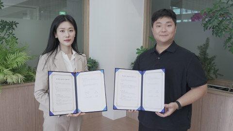 왼쪽부터 로지피티 추다은 대표, 뉴챕터 유동영 대표