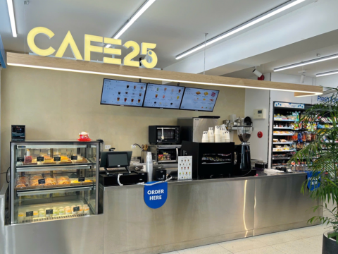 GS25 베트남 ‘카페25 특화 매장’ 전경