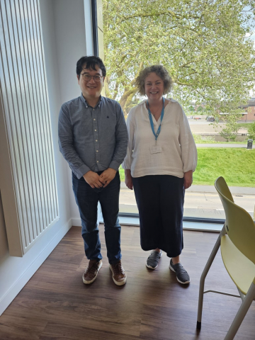 사람사랑유학원 이선오 대표와 우스터 대학교 의대 Sandra Nicholson 교수