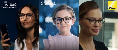 글로벌 안경렌즈 전문기업 에실로코리아가 연말을 맞아 세대별 눈 건강과 시생활에 따른 맞춤형 안경렌즈를 선물 아이템으로 제안했다. 왼쪽부터 바리락스 피지오 익스텐시, 에실로 스텔리스