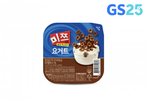 GS25 PB 요거트 ‘미쯔블랙 요거트’ 제품