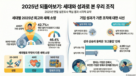세대와 성과로 돌아보는 2025년(제공: 지속성장연구소)