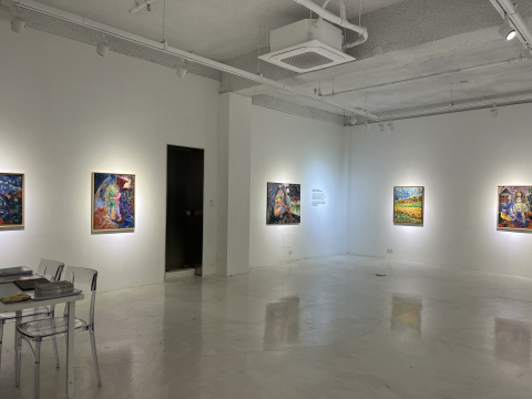 작가 최지나 개인전 전시 갤러리71 내부 모습