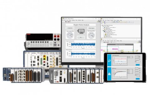 NI의 모듈형 계측기와 LabVIEW 기반 소프트웨어가 통합된 테스트·계측 자동화 솔루션