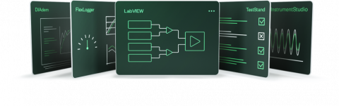 LabVIEW+ Suite는 테스트 개발부터 분석까지 엔지니어링 워크플로를 통합하는 NI의 소프트웨어 번들이다