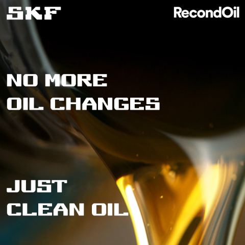 SKF 리컨드 오일(RecondOil) 솔루션은 산업용 오일을 소모품이 아닌 ‘영구 자산’으로 전환하는 순환 경제의 핵심 혁신이다