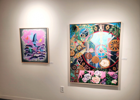 ‘설리번 선생님과 친구들-발달장애 청년 작가전’ 전시장 전경