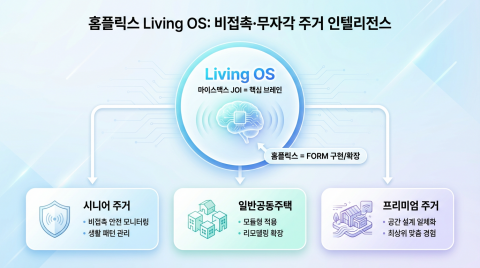 홈플릭스의 비접촉·무자각 리빙 OS 구동 체계(JOI 브레인/홈플릭스 FORM)