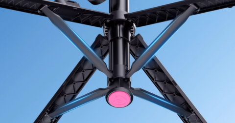 ‘SK-21’ 거치대의 다리는 4개다. 다리가 3개인 일반 거치대보다 지지력과 안정성이 뛰어나다