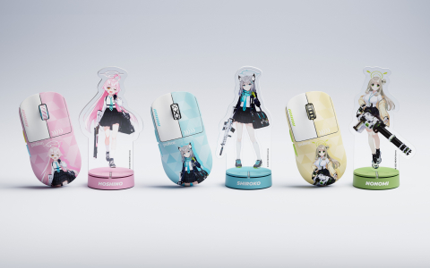 블루 아카이브×Pulsar 컬래버레이션 게이밍 마우스