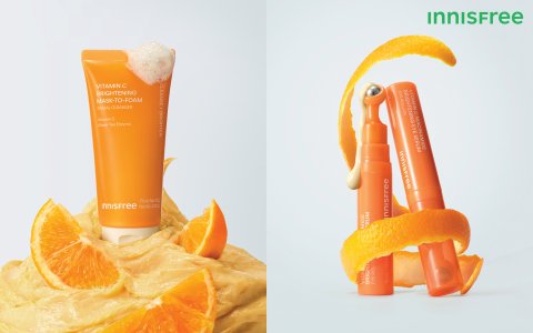 이니스프리, 비타C 브라이트닝 팩투폼 클렌저&비타C 나이아신아마이드 브라이트닝 아이세럼