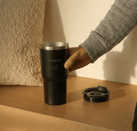 현죽재단X아이트럭 컬래버 굿즈(©마음 텀블러)