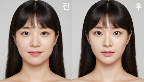 PixPretty는 필터 느낌 없이 자연스러운 얼굴 윤곽과 피부 결을 살려 인물 사진 완성도를 높여준다. 사진은 사용 전·후 비교