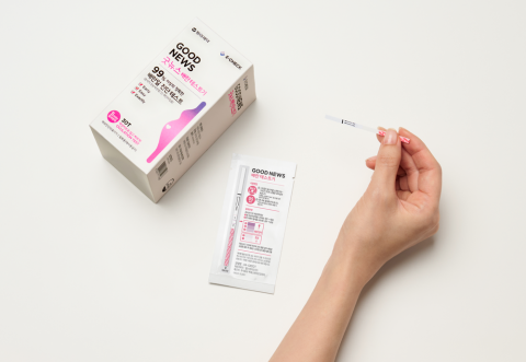 동아제약, 판독 편이성을 높인 ‘이체크 굿뉴스’ 배란 테스트기