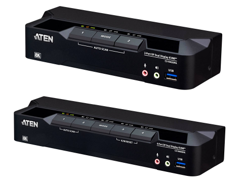 에이텐 코리아가 USB 3.0 8K DisplayPort 듀얼 디스플레이 KVMP 스위치 ‘ATEN CS1942DPA’와 ‘ATEN CS1944DPA’를 출시했다. CS1942DP