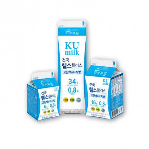 건국 헬스플러스 고단백&저지방 제품(180/450/930mL)