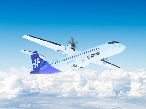 김포-사천 노선 운영 기재인 섬에어 1호 신조기(사진=섬에어)