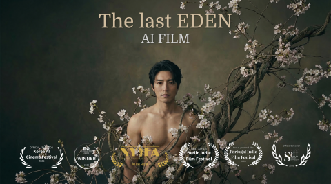 콘텐츠랩후의 첫 AI 단편 영화 ‘THE LAST EDEN’ 포스터