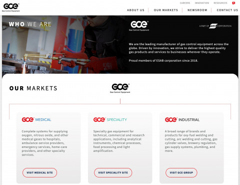GCE’s new website, gascontrol.com, provides a streamlined, market-focused experience across the GCE 