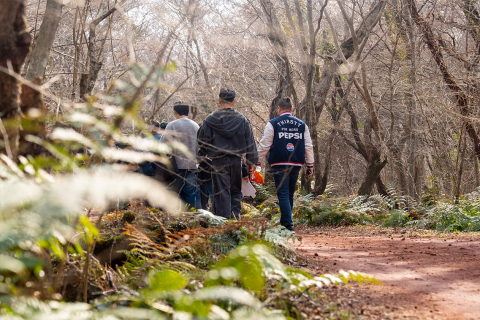 에코랜드 ‘에코로드’에서는 고사리, 화산송이를 비롯해 곶자왈의 태고적 신비를 느낄 수 있다
