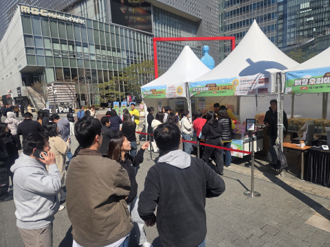 지난 3월 2주차에 진행된 상암광장 ‘매월 오리데이’ 행사 현장