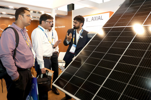 A large number of interested visitors attended Intersolar India – a key industry event in India sinc