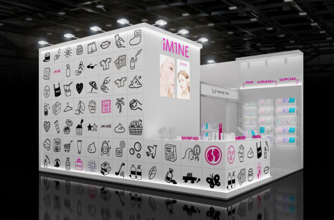 이미인 ‘볼로냐 코스모프로프 2026’ 부스 전경(제공=이미인)