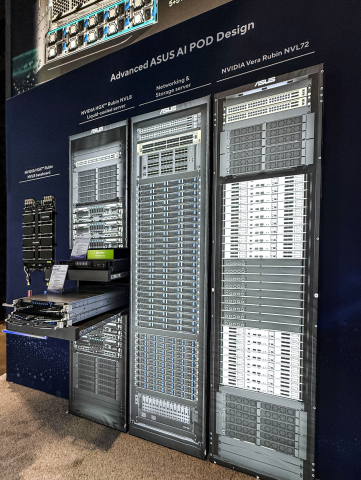 에이수스 AI POD 솔루션(NVIDIA Vera Rubin NVL72 기반)