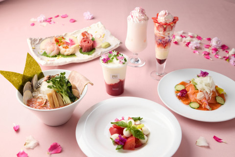 꽃을 테마로 한 한정 메뉴 8종