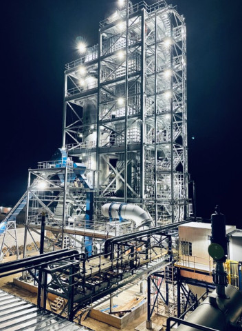 Meadow Lake Tribal Council (MLTC)’s bioenergy mill in Meadow Lake, Saskatchewan.
