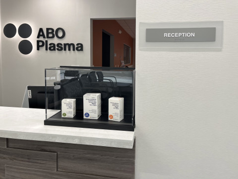 텍사스주에 개소한 라레도 혈장센터 내부 사진