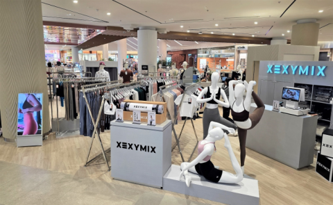 젝시믹스, 태국 센트럴 파크 쇼핑몰 팝업 매장 전경