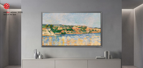 레드닷 디자인 어워드 2026에서 최고상을 수상한 OLED TV ‘S95H’