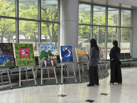 ‘누림Art&Work’ 특별 전시회 전경