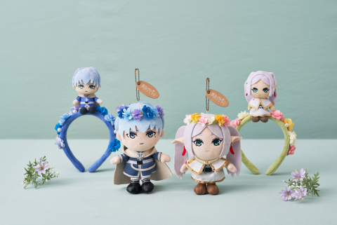 머리띠 및 키링으로 구성된 한정 오리지널 굿즈