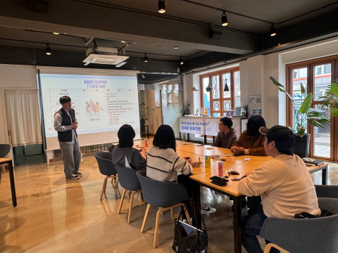 청년 문화공간 ‘청누리’에서 ‘청.쉼.환’ 프로그램이 진행되고 있다