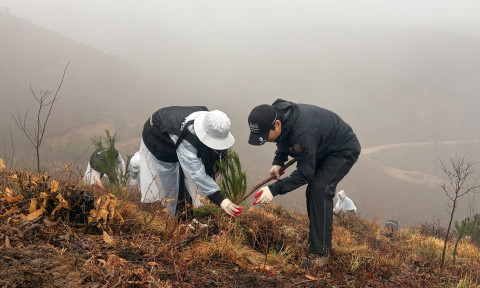 블랙야크강태선나눔재단이 ‘BYN 숲으로, 숲으로’ 캠페인을 진행했다