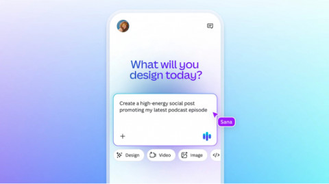 Conversational Design brings ideas to life from natural language prompts or dictation.