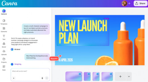 Object-Based Intelligence enables precise editing without starting over. Ask Canva AI to change some