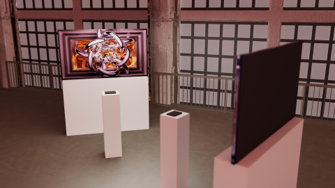 강이연 개인전 설치 작품 구성 예상도 © YIYUN KANG STUDIO