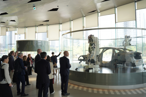 21일(화) 북유럽 대표단이 경기도 고양시 현대모터스튜디오를 방문했다