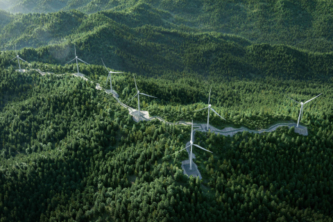 곡성그린풍력발전 조감도