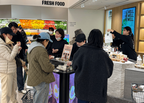 2월 27일(금)부터 3월 5일(목)까지 하우스오브신세계 청담에서 진행된 원파디 팝업스토어 전경